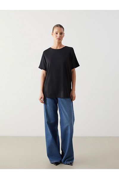 LC Waikiki Tricou drept pentru femei Crew Neck (S5)