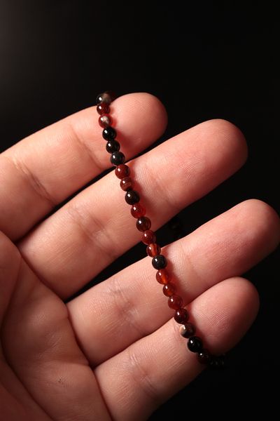 CessNova Certified 100% Genuine Red Agate 4 mm Bracelet