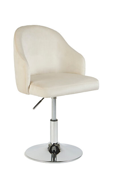 HAUSEBOX Louis Silinebilir Babyface Kumaş - Amortisörlü Mutfak Sandalyesi (BE...