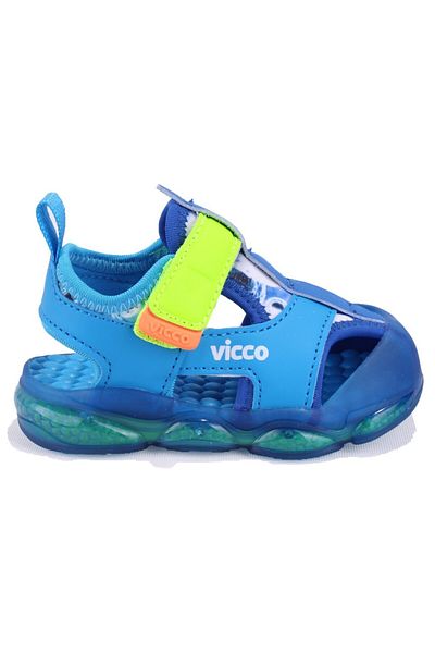 Vicco Live 332b525y217 Navy Blue Orthopedic Daily Lighted Boys' Sports Sandals