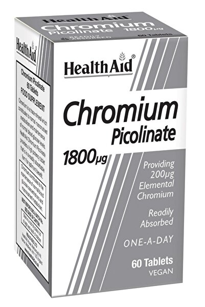 Health Aid كروم بيكوليت 1800 ميكروغرام 60 ثانية