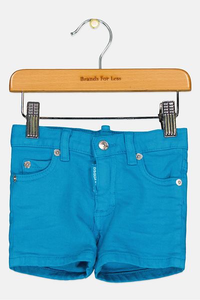 DSquared2 Toddlers Boy Brand Logo Denim Shorts, Blue