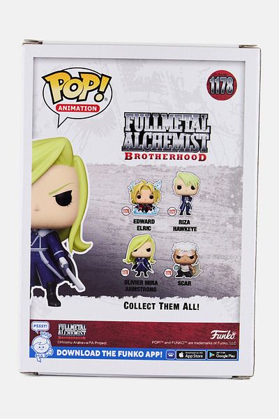 Funko Fullmetal Alchemist Brotherhood Olivier Mira Armstrong Vinyl Figure