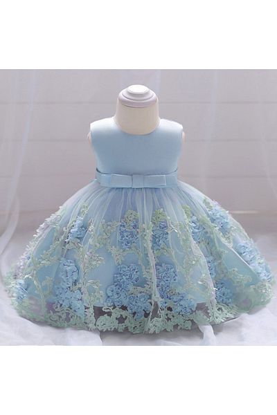Superbaby Rochita ocazie bleu - Gradina de flori