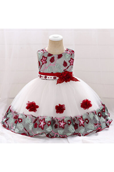 HANNA Rochita ocazie cu broderie visinie