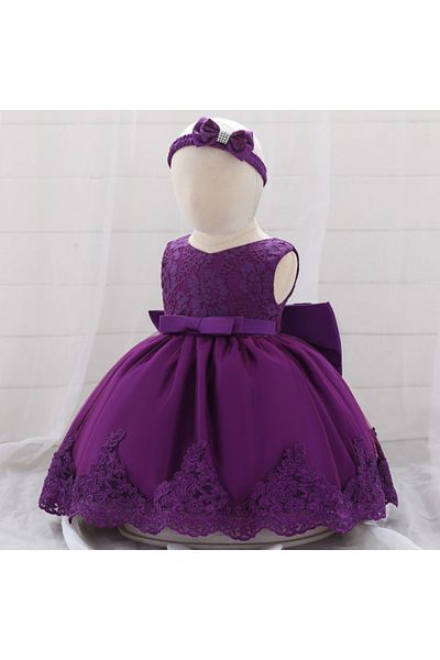 Superbaby Rochita ocazie cu dantela - Purple