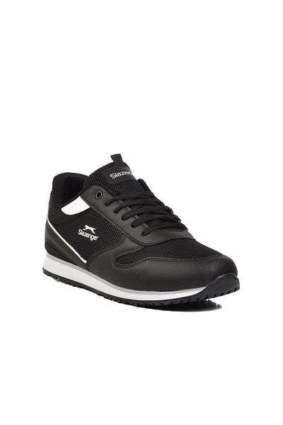 Slazenger Black White Mesh Breathable Men's Sports Shoes Invicible m
