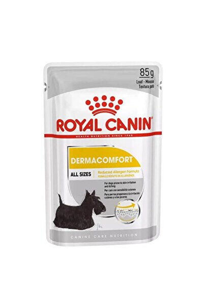 Royal Canin Adult Dog Food -CcnMediumDermacomfort12x85gr