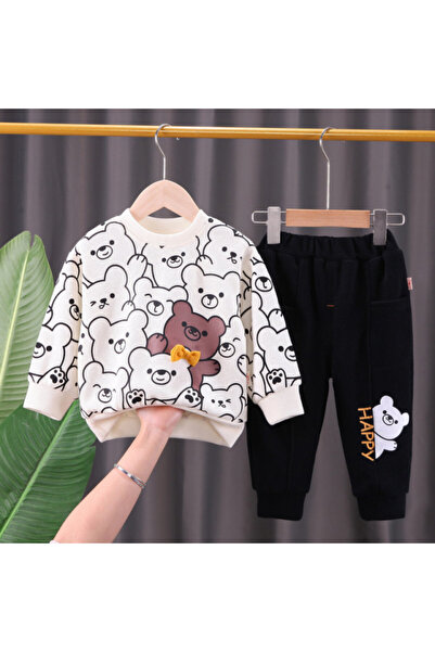 Superbaby Compleu pentru baietei - Happy Teddy