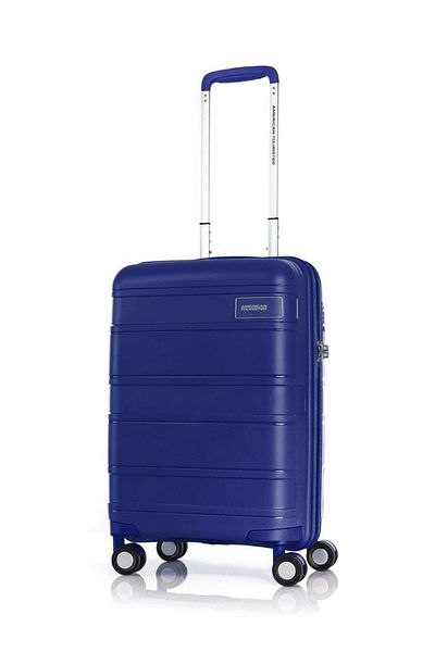 American Tourister LITEVLO hard spinner luggage cabin 55cm - blue