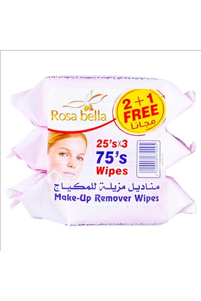 Generic Rosa Bella Makeup Removal Wipes 3 x 25 pcs