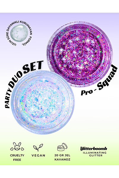 the glitter boomb - Jel glitter -Party Duo Set