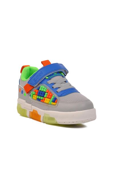 WALKWAY Cool Gray Kids Casual Shoes Legos P