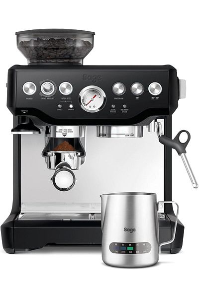 Sage Bean to Cup Coffee Machine with Grinder and Milk Frother, Black SES875BTR2EEU1