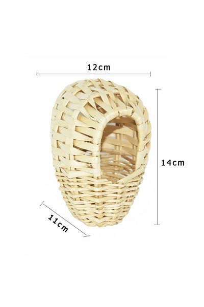 Others Bird Nest with Hook for Hanging - Wicker