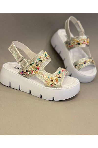 Görkem bebe ayakkabı ve tekstil Girl's Stone Sandals