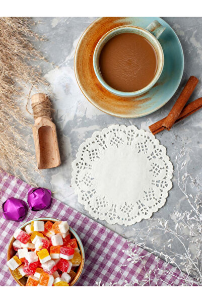 MEZ-PACK 100 Adet Sunum Kağıdı Bardak Altlığı