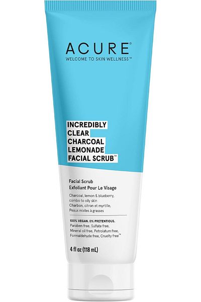 ACURE Incredibly Clear Charcoal Lemonade Facial Scrub-118 ml