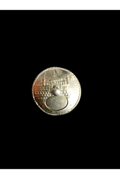 efmues Metal koku kabı metal esans kutusu 1 adet cami figürlü esans şişesi