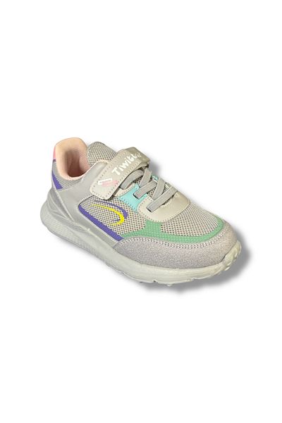 İdeal Twittoys 6774010-F Girl's Banded Mesh Very Comfortable Daily Running Walking Sports Shoes