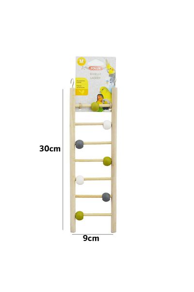 Zolux Wooden Ladder for Birds - 7 Steps
