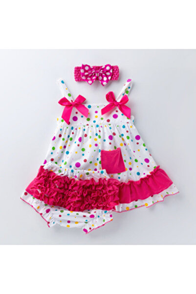 Superbaby Costume for girls - Colorful dots