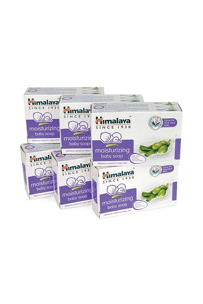 Himalaya Moisturizing Baby Soap 6 x 125 g