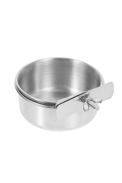 Others Bird Food Bowl - Stainless Steel, Hangable
