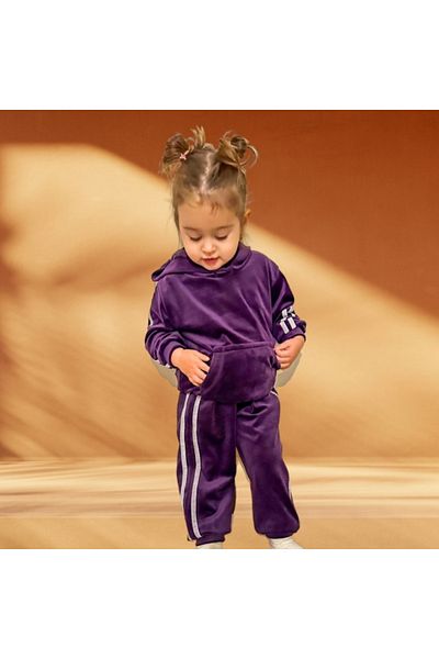 Superbaby Trening mov din catifea pentru fetite - Colectia Bella