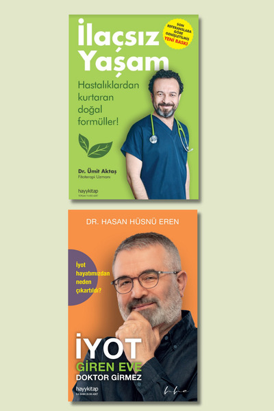 hayykitap 2 Lİ SAĞLIK SETİ / DR. HASAN HÜSNÜ EREN-İYOT GİREN EVE DOKTOR GİRME...