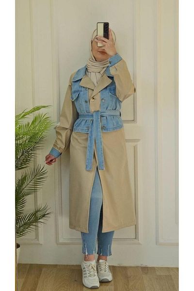 Tebrikler tekstil trench de vară pentru femei model G2732