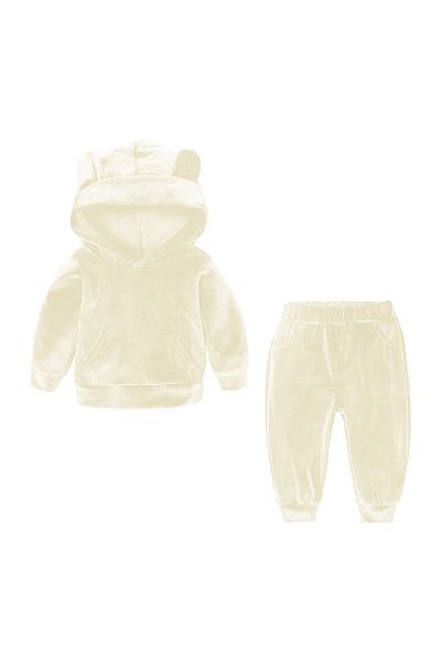 Superbaby Trening ivoire din catifea pentru bebelusi - Urechiuse