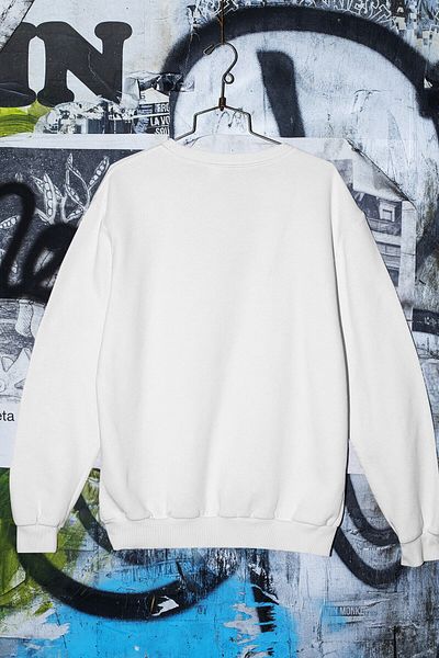 SUNFREE Unisex στάμπα oversize φούτερ