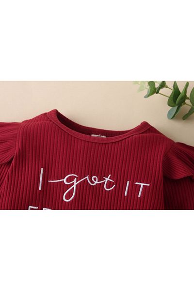 Superbaby Compleu visiniu pentru fetite - I got it from my mama