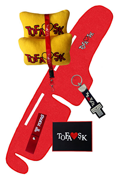 TUSBA MARKET Tofas Şahin Doğan Eagle Red Low Torpedo Protection Carpet / Tofa...