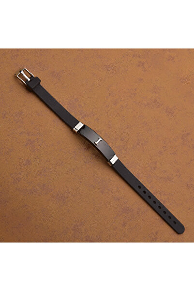 idolavm Cool Design I Harfli Silikon Erkek Bileklik Takı Hediyelik