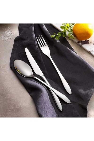 Altabi Hamburg 36 Piece Fork Spoon Set for 6 People Sch a Fe R