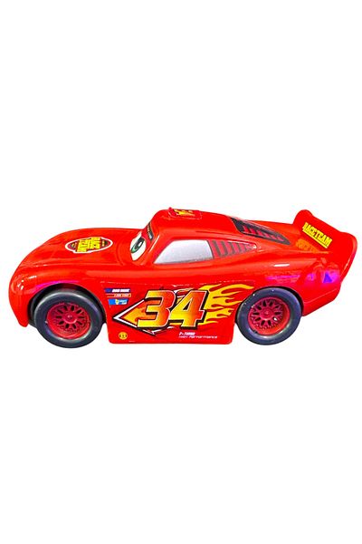 ROSEPREMİUM Cars Lightning Mcqueen Lighted Musical Twist and Turn Car