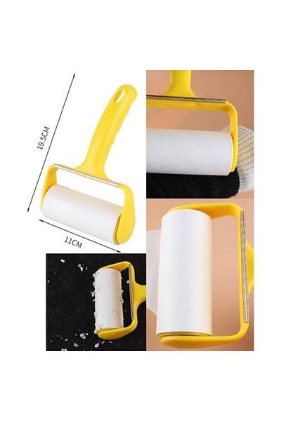 3B Trend Adhesive Cat Dog Carpet Seat Bristle Feather Dust Collection Roller Lint Collector