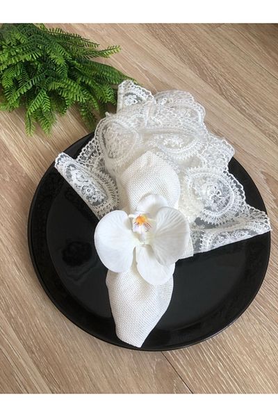LİMOMİ Orchid Napkin Ring (6 Pieces)