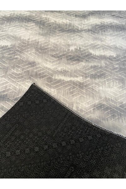 AKSU Jel Kaymaz Taban merinos elegans gri Yıkanabilir Yumuşak Yüzey Kesme Hal...