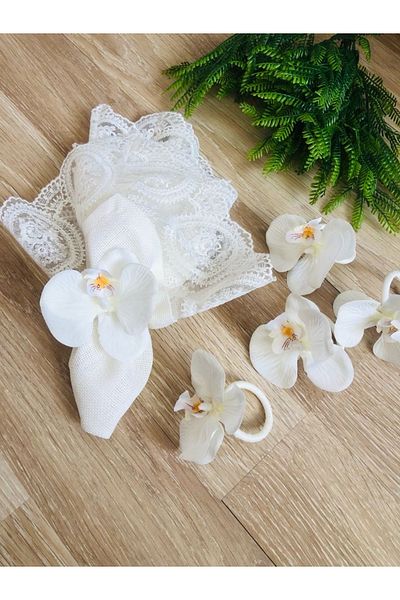 LİMOMİ Orchid Napkin Ring (6 Pieces)