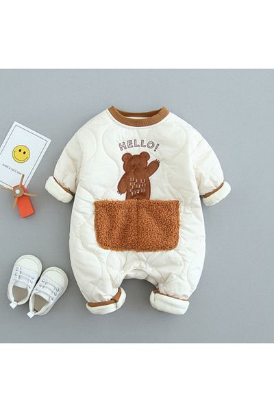 Superbaby Padded jumpsuit - Hello
