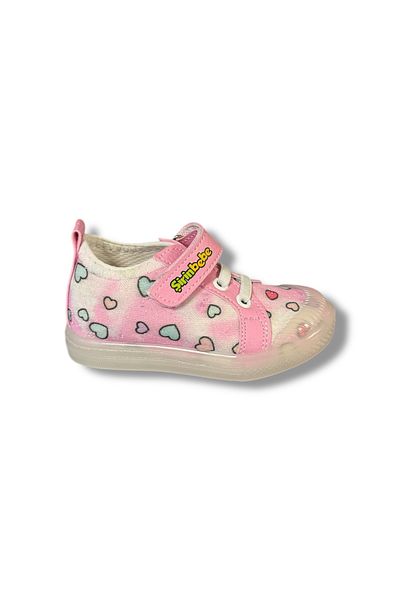 İdeal Şirin Bebe 0921027-B Baby Girl Microfiber Very Comfortable Banded Elastic Sports Daily Walking Shoes