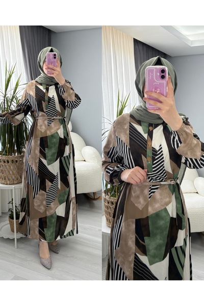 suphan tekstil فستان من الفسكوز من الفيسكوز