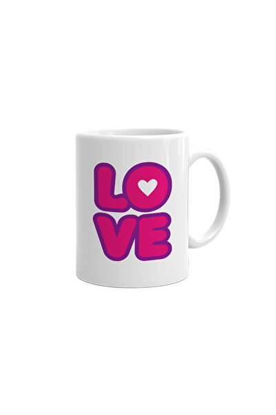 OEM Εξατομικευμένη λευκή κούπα LOVE, INOVATIX®. 330ml