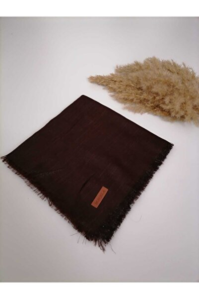 Bonjela Tek Renk Simli Eşarp ms559