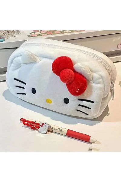 Hello Kitty Plush Pencil Case