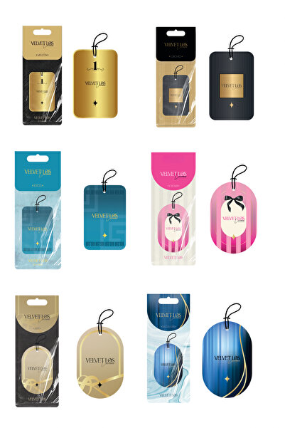 VELVET LOS 6’LI SET EN ÇOK TERCİH EDİLEN ERKEK VE OTO ARAÇ KOKULARI