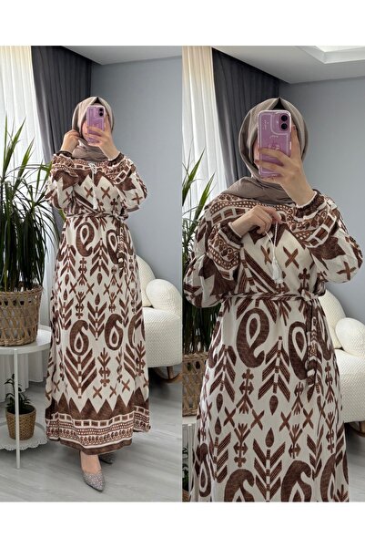 suphan tekstil فستان من الفسكوز من الفيسكوز